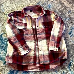 Plaid fleece